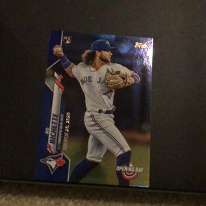 Brand new topps blue parallel Bo Bichette!